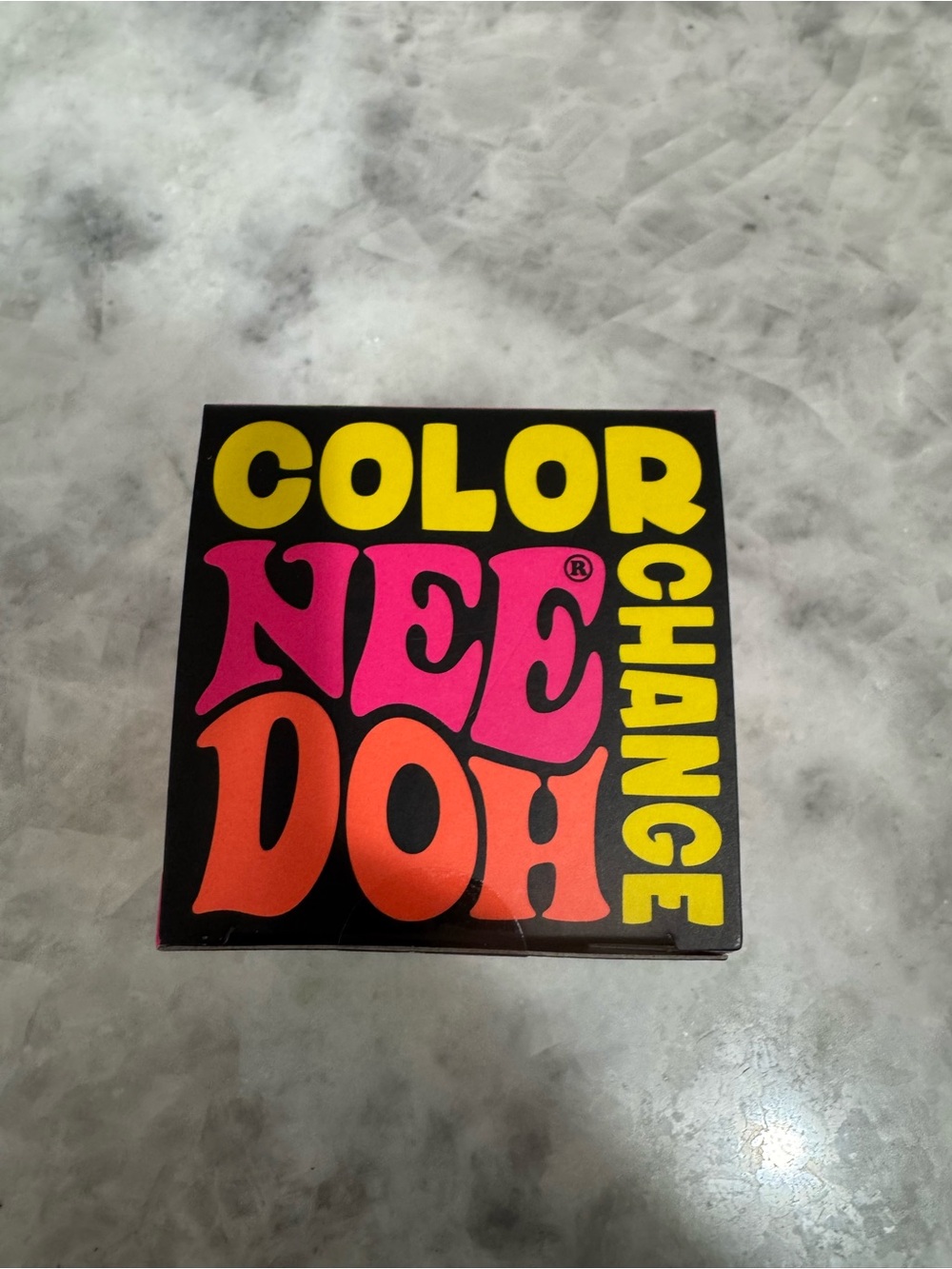 Nee Doh Color Color Change Toy - Yellow